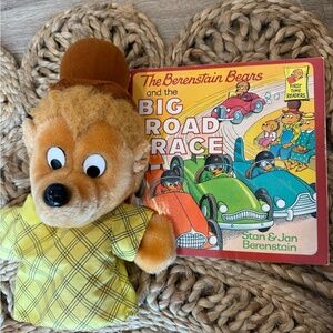Bernstein Bear Puppet and Book